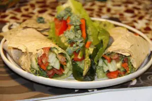A simple guacamole wraps recipe from Get Your Health Up. 