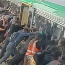 Man Caught Between Train and the Platform Saved by People Power in Australia