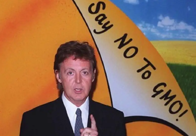 Paul McCartney has taken many stands against GMOs and for the right to know. 