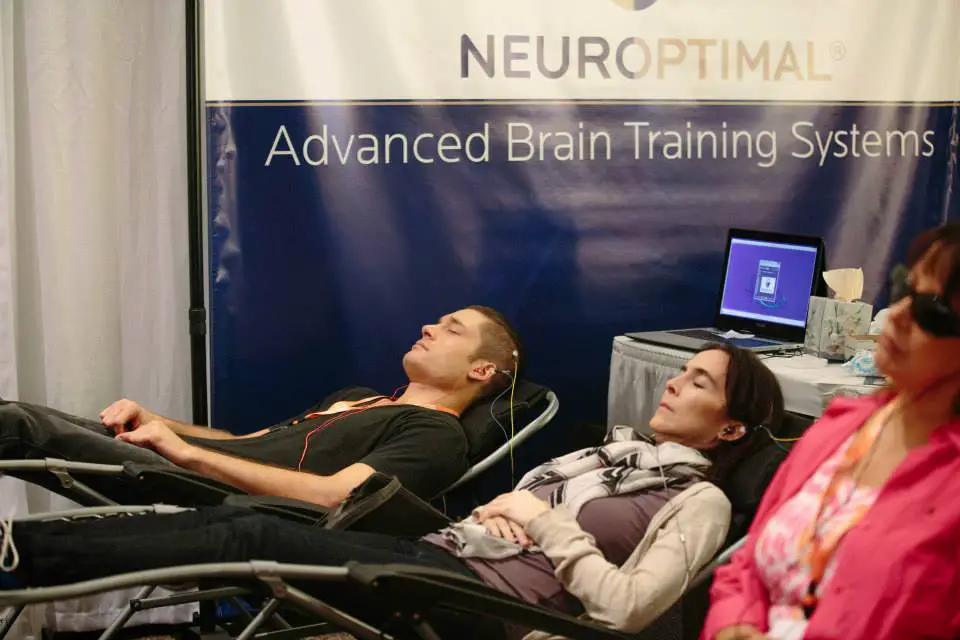 NeurOptimal brain feedback training recipients at a convention in Michigan. PHOTO: Courtesy of Neurofitness Center 
