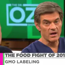 Dr. Oz Urges Americans to Stop the DARK Act: “We Have a Perfect Storm to Do The Right Thing”
