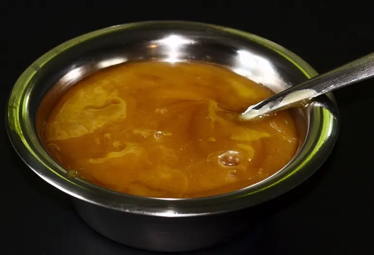 Manuka honey has a darker pigment than most traditional honey.