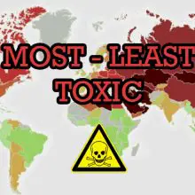 This New Map of The World Shows How TOXIC Each Country Ranks. These Results Will Surprise You.