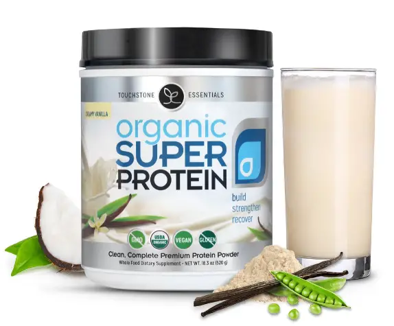 organic non-gmo vanilla vegan protein alternative