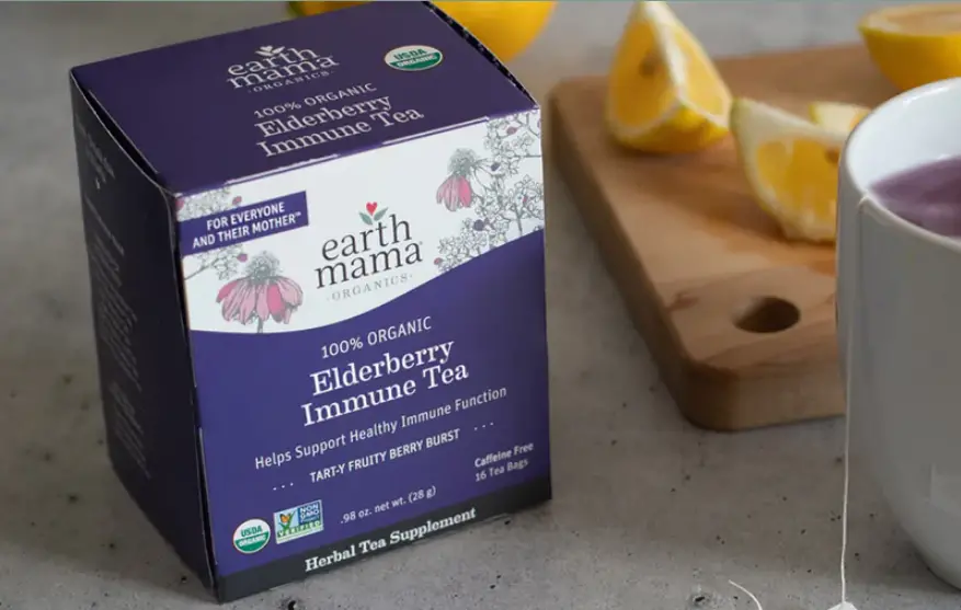 organic elderberry tea