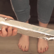 The Bizarre Reason People Are Being Told to Stand on a Piece of Aluminum Foil Before Bed Time