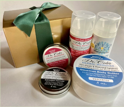 Ultimate skin repair bundle organic and wildcrafted Dr. Cole Herbal's sale 