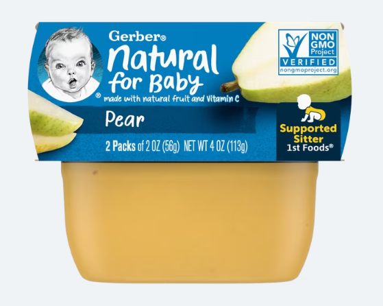 Gerber baby food was studied by the Environmental Working Group 