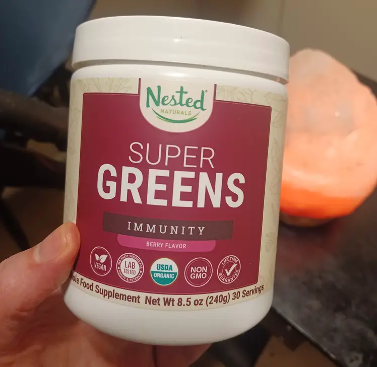 Nested Naturals' new Super Greens Immunity blend is packed full of organic superfoods. 