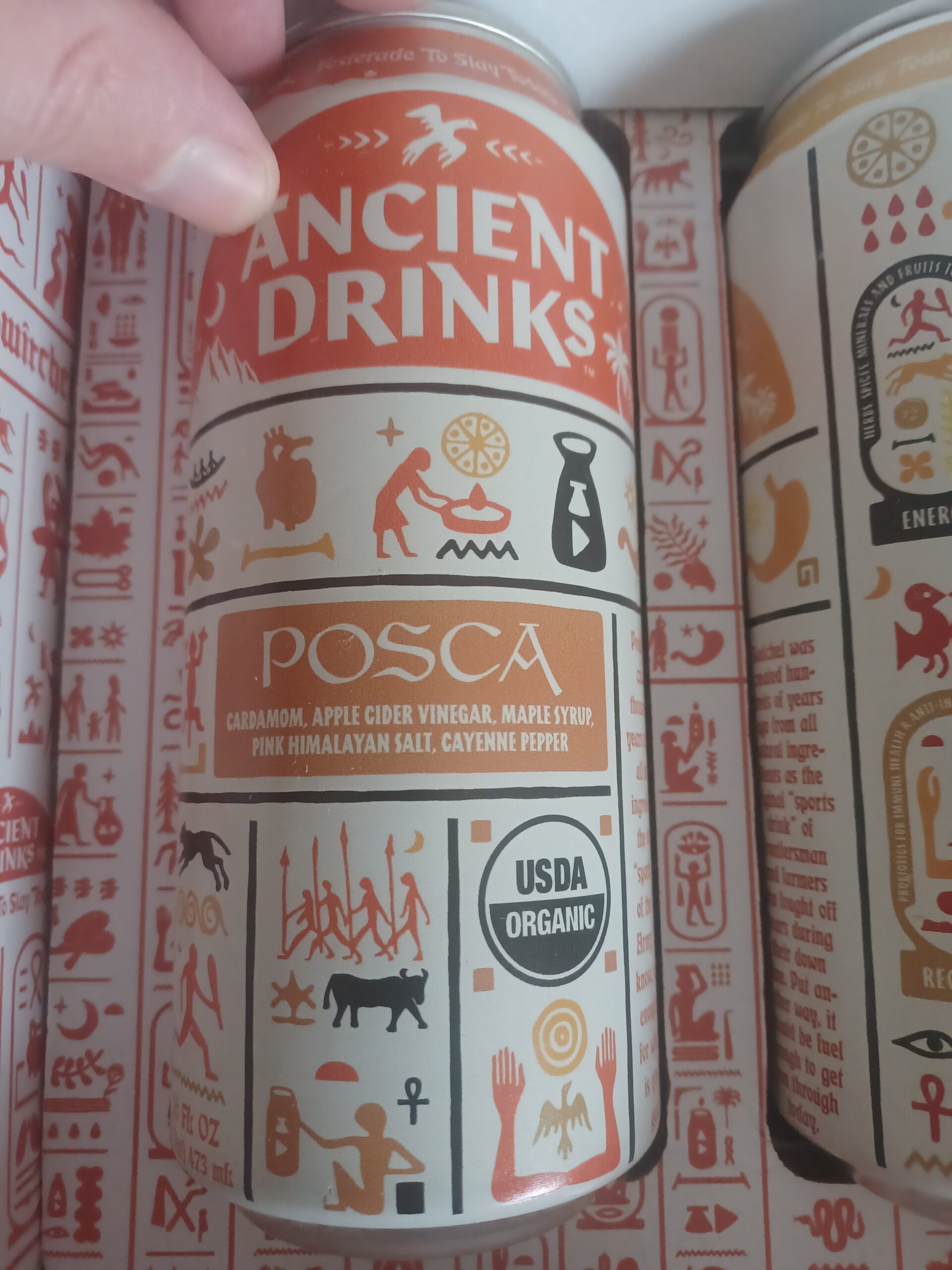 Posca, a drink similar to Switchel made by Ancient Drinks. 