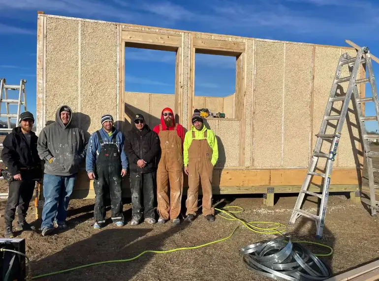 The United States' first hempcrete home. 