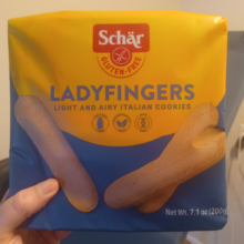 Product Review: Gluten Free Ladyfingers from Schar – Great For Tiramisu, or On Their Own As a Snack
