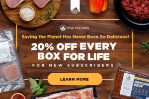 Wild Pastures 20 percent off deal.
