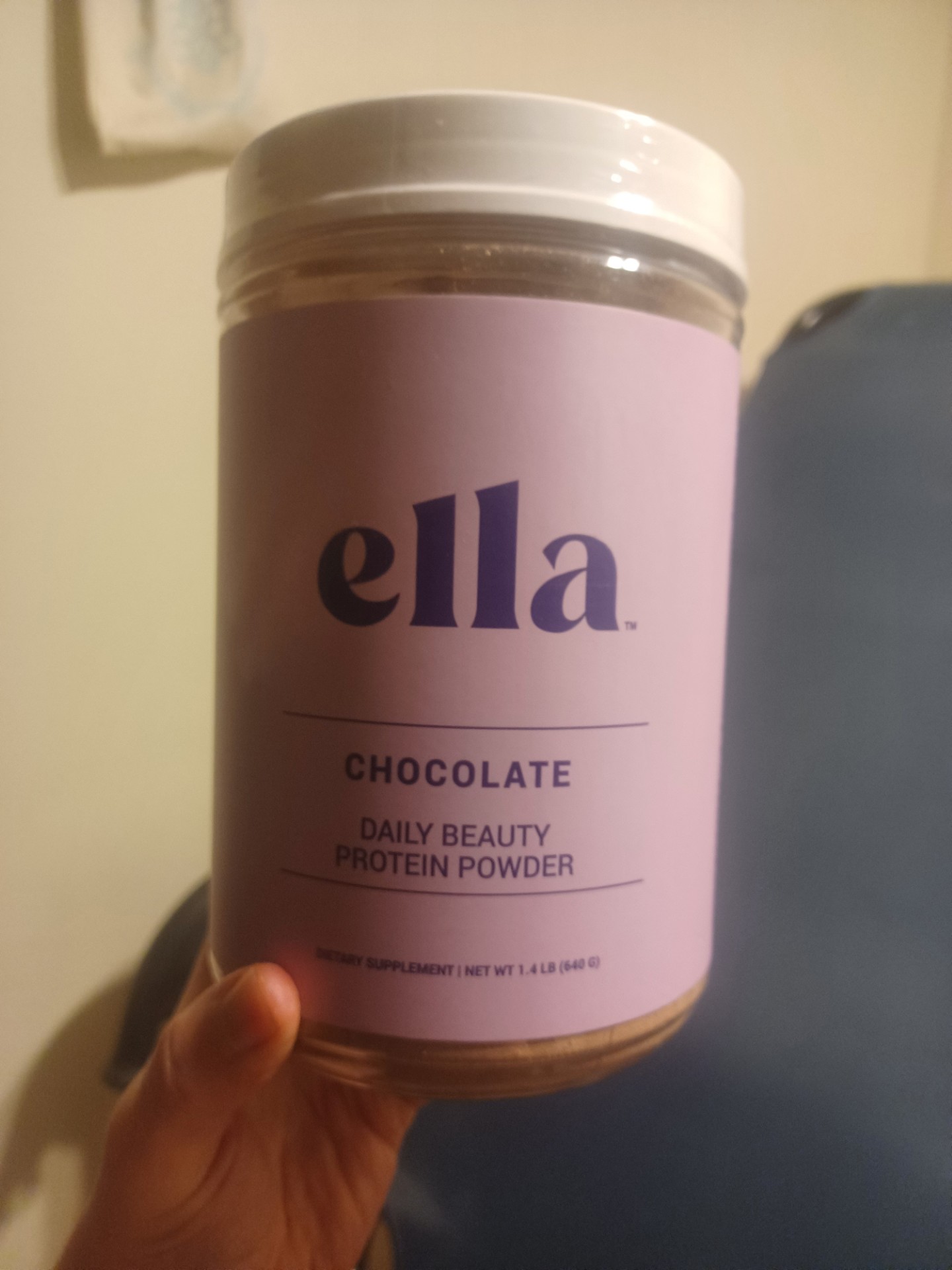 Ella Chocolate Protein powder is one of my favorite new supplements. 