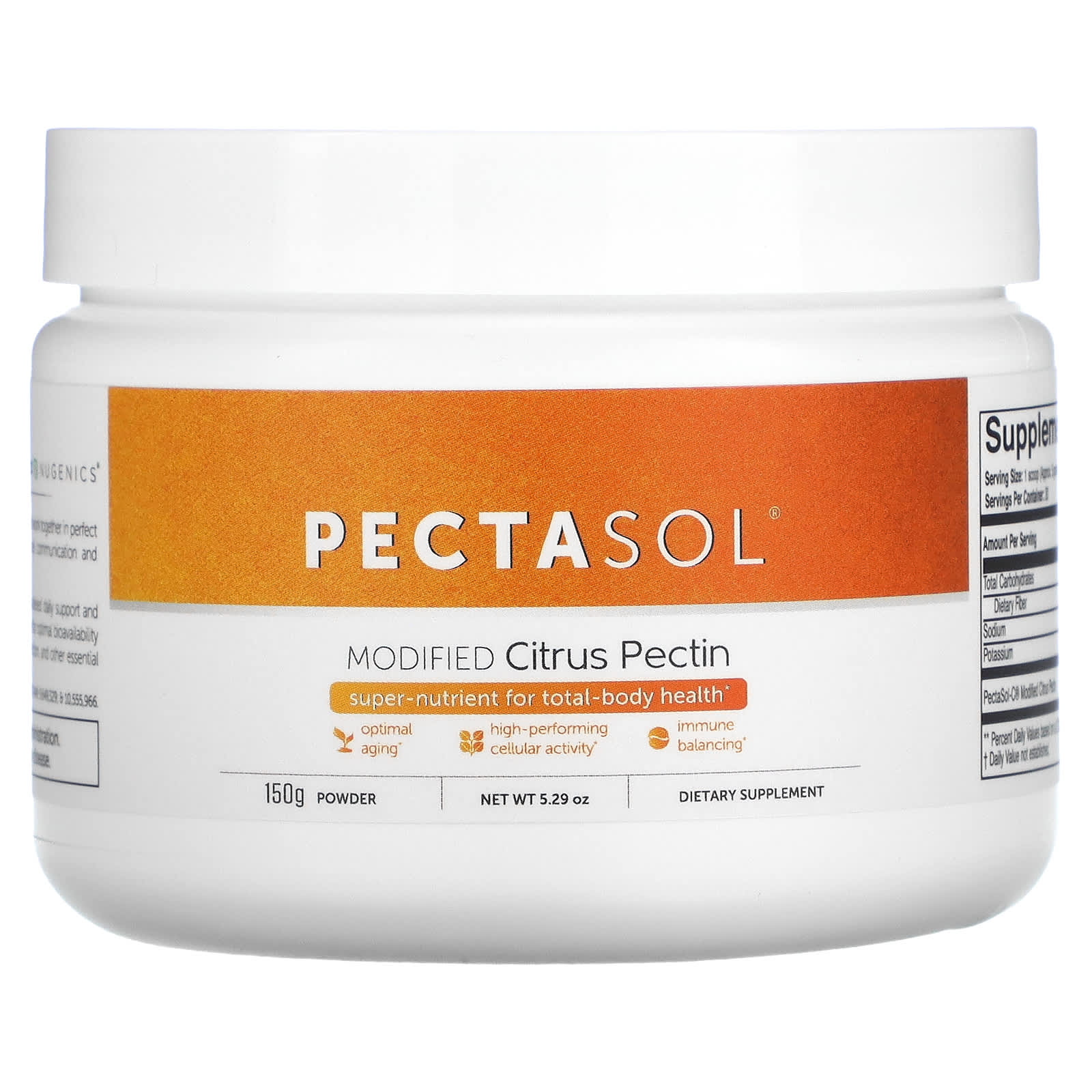 Modified Citrus Pectin from PectaSol. 