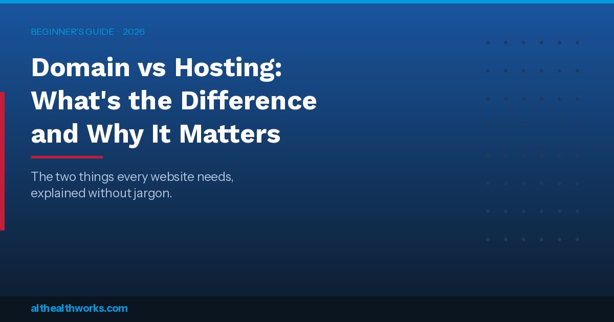 Domain vs Hosting: What's the Difference?