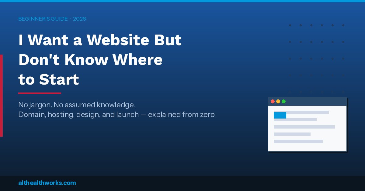 I Want a Website but Don't Know Where to Start
