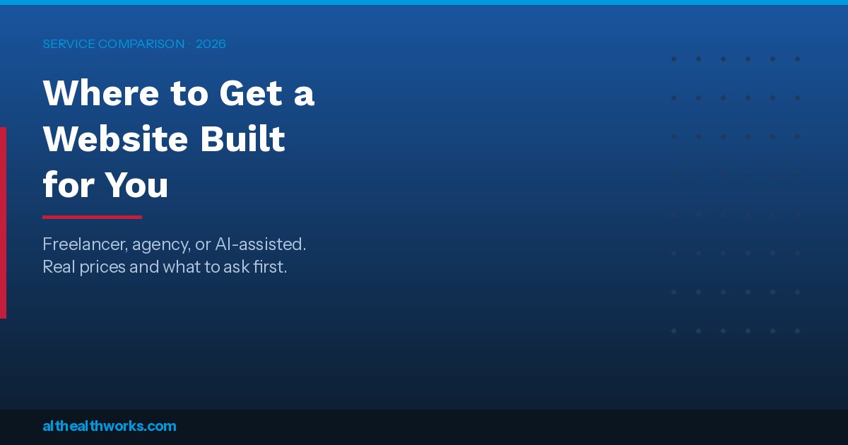 Where to Get a Website Built for You