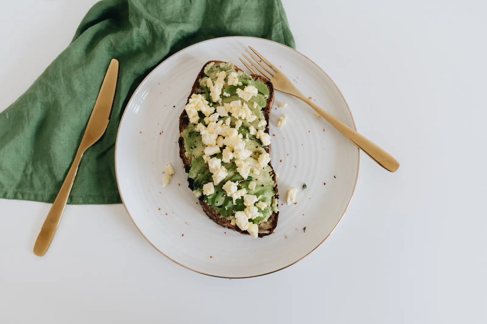 Avocado toast on sourdough