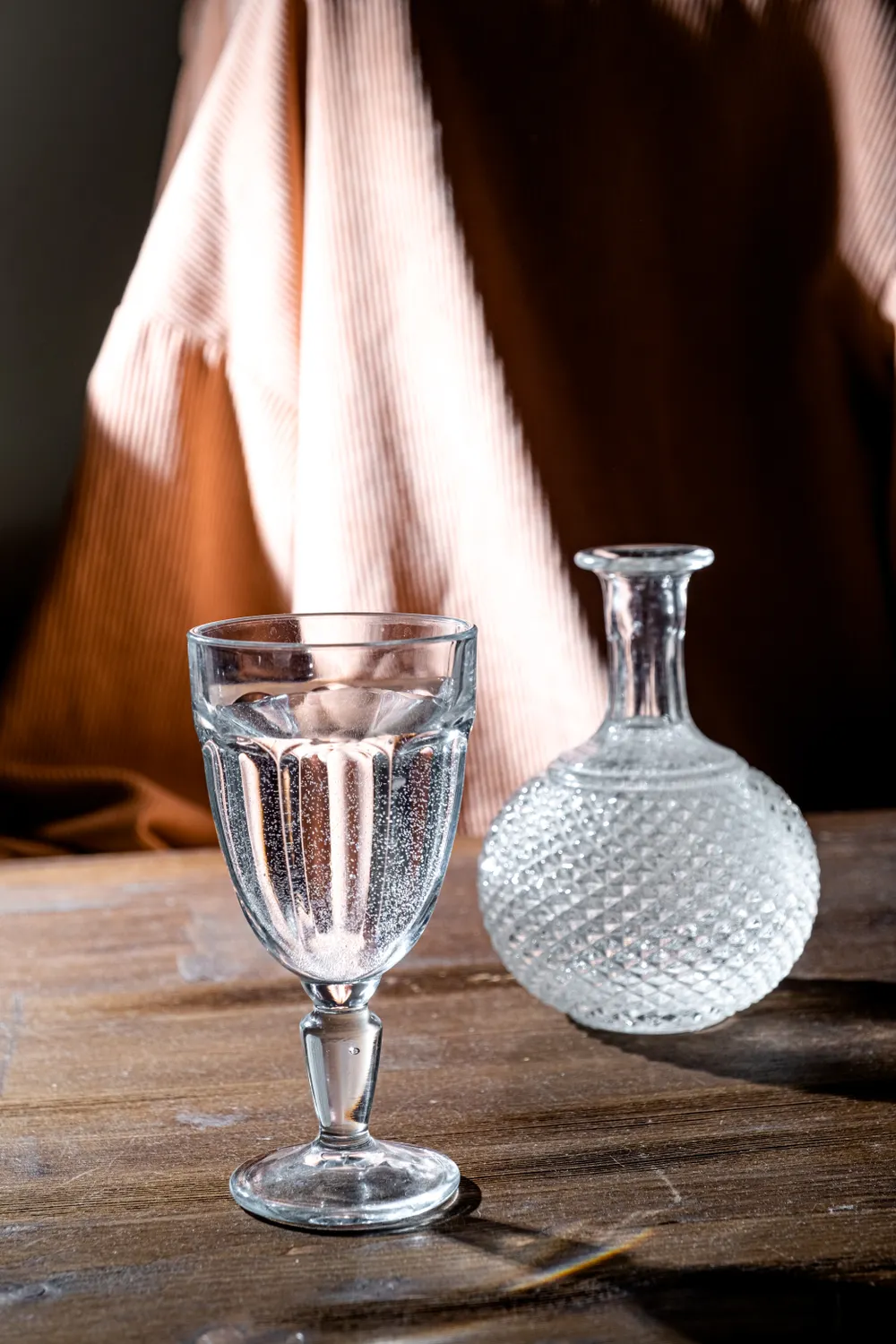 Glass carafe