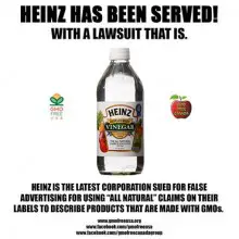 Why You Should Add Heinz to Your List of Companies to Boycott (GMO Lawsuit Announced Over Vinegar Claims)