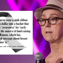 “As I Lay Dying..” LA Times Writer’s Last Words Will Make You Question Entire Breast Cancer Industry
