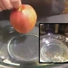 She Puts an Organic Apple in Boiling Water…What Happens Next Will Shock You