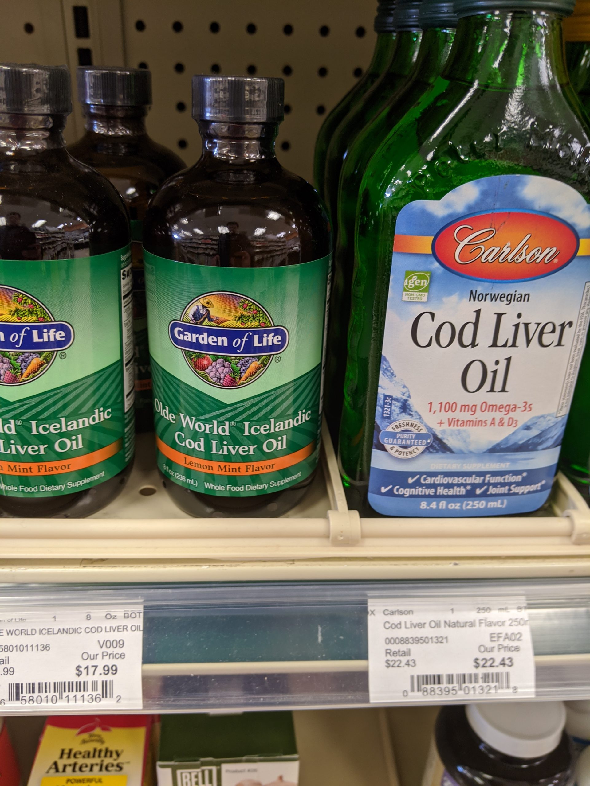 garden of life cod liver oil