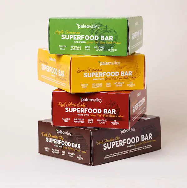 Paleo Valley superfood bars.