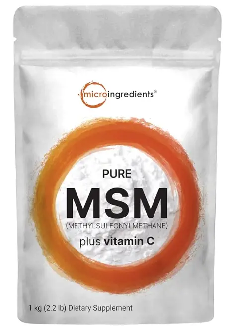 The Microingredents MSM powder is incredibly healthy for joint paint, hair growth and much more. 