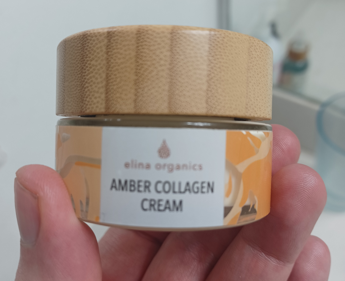 Amber Collagen Cream from Elina Organics. 