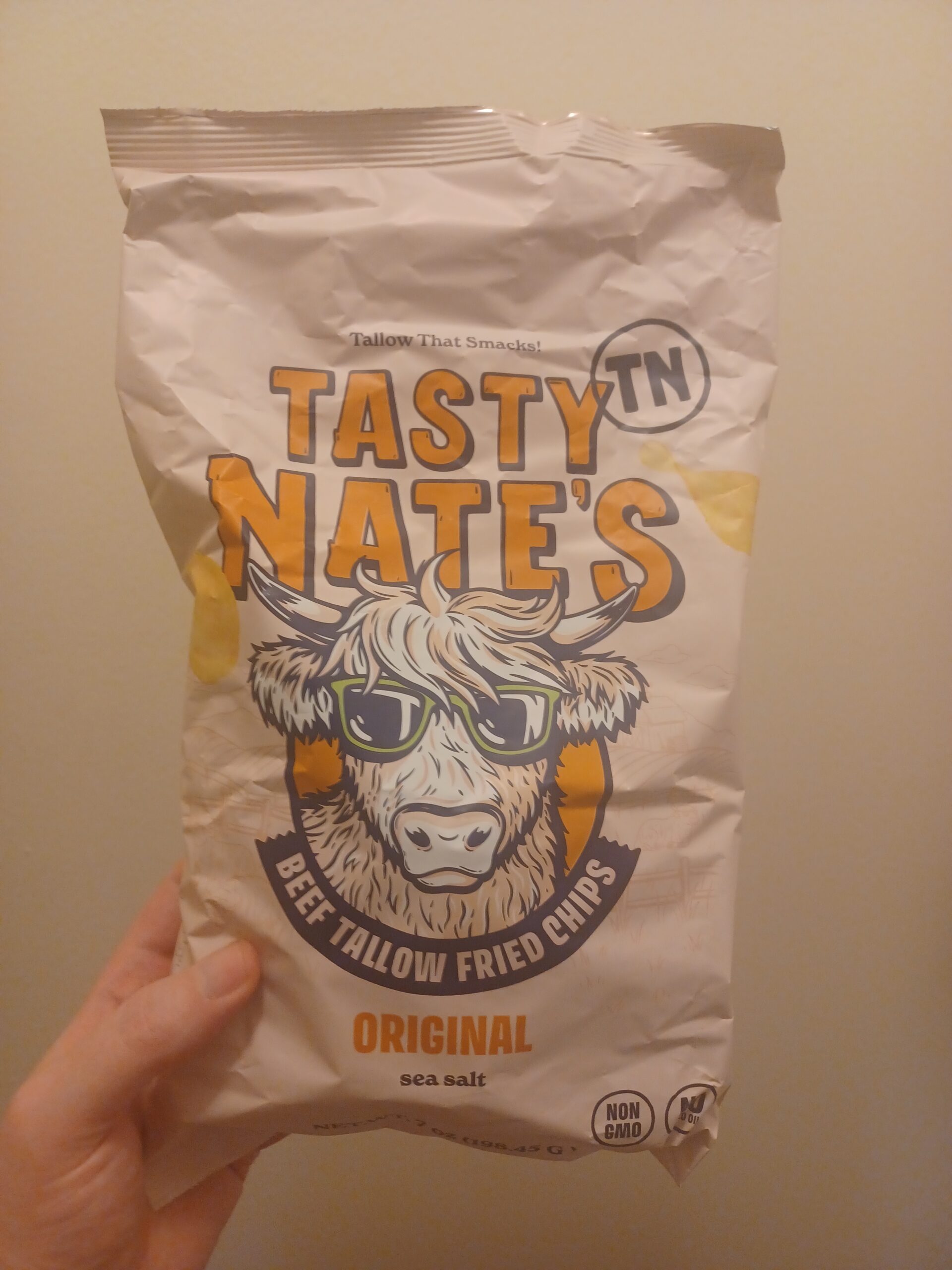 Tasty Nate's Potato Chips with Beef Tallow. 