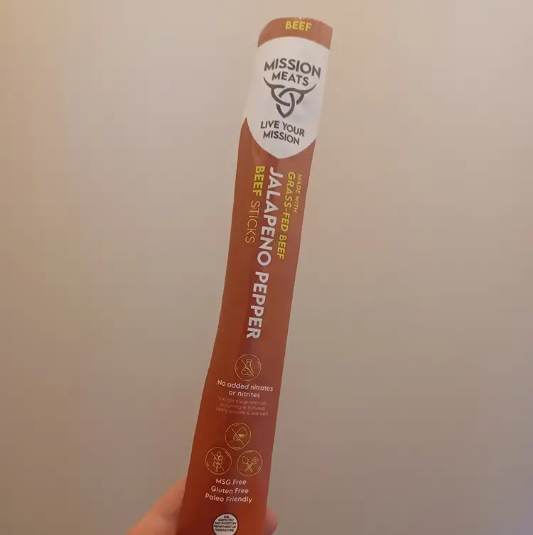 Jalapeno Beef stick. 