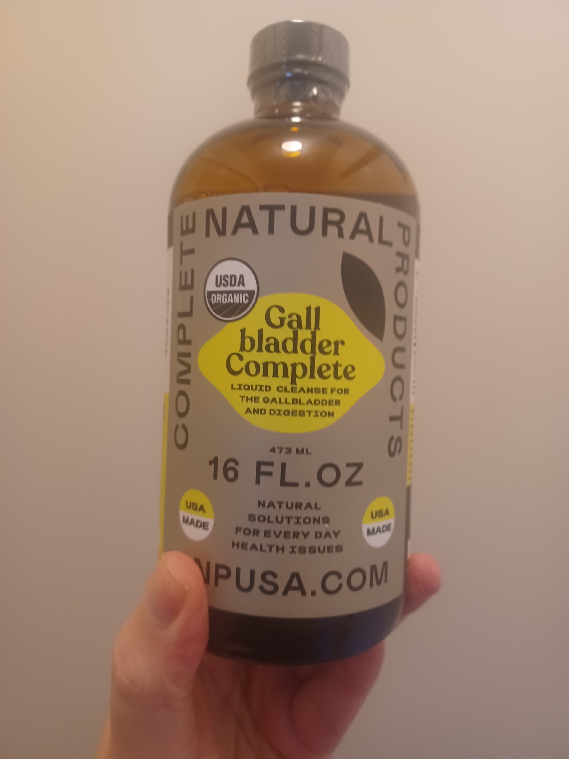 Complete Natural Products Gall Bladder Cleanse. 