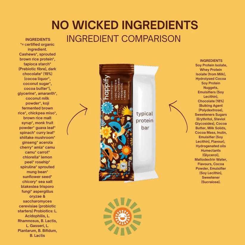 Wicked ingredients promise. 